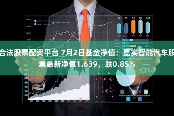 合法股票配资平台 7月2日基金净值：嘉实智能汽车股票最新净值1.639，跌0.85%