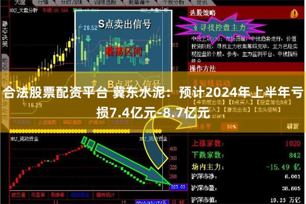 合法股票配资平台 冀东水泥：预计2024年上半年亏损7.4亿元-8.7亿元